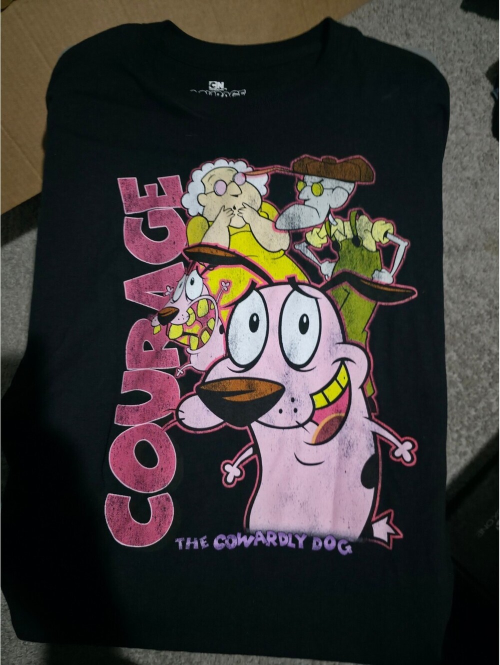 Courage the Cowardly Dog shirt Size XL